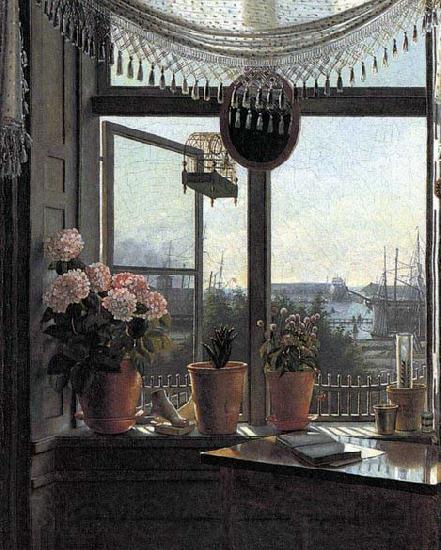 unknow artist View from the Artist-s Window Germany oil painting art